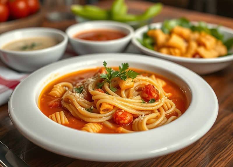 What Was Included: Soups, Salads & Pasta